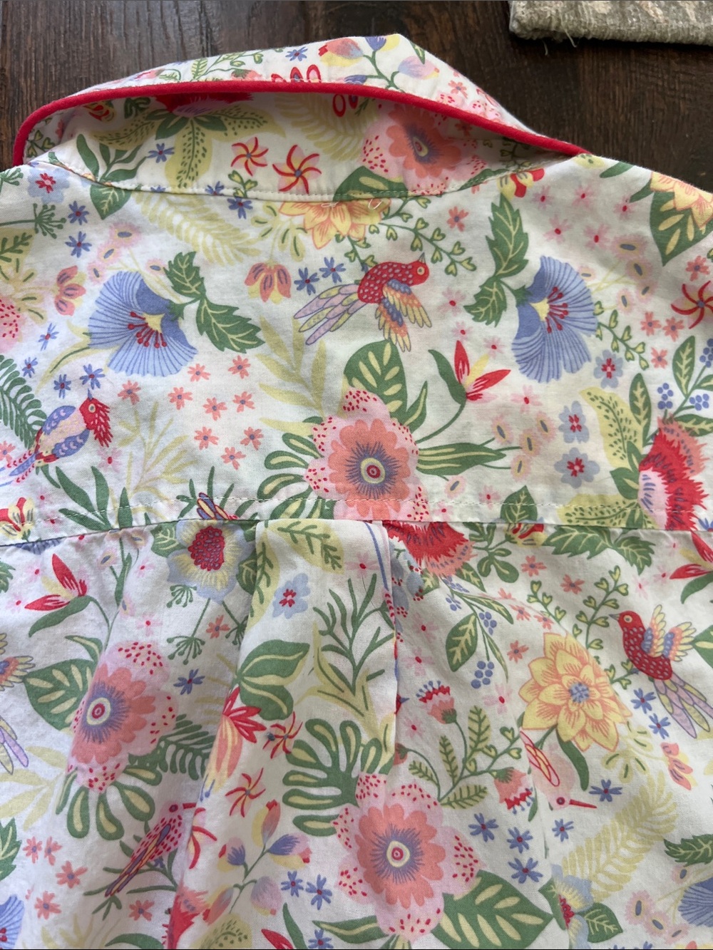 Rare Lands’ End Women’s Poplin Short Sleeve PJ set - Picture 8 of 12